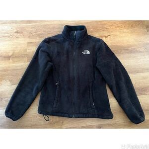 The Northface Fleece Black Women’s Jacket Size XS Two Front Zipper Pockets